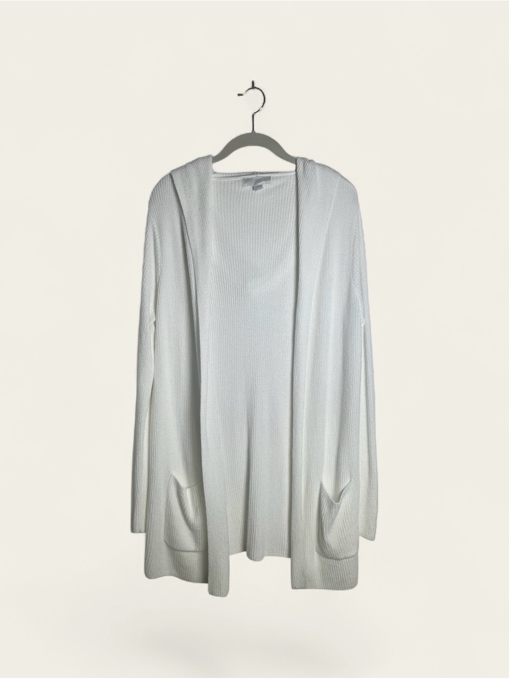 Barefoot Dreams Open-Front Cardigan, Sea Salt, CozyChic Ultra Lite